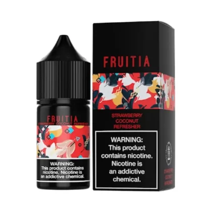 30ML | Strawberry Coconut Refresher by Fruitia Salts - Size#30ML~Strength#35MG>50MG (BB70B0)