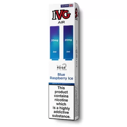Blue Raspberry Ice Air Pods by IVG - 20 mg/ml