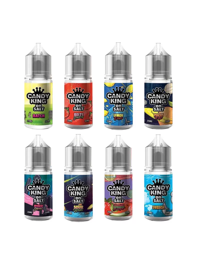 Candy King On Salt Nic Premium E-Liquid 30ml - Strawberry Watermelon (Bubblegum Collection) / 50mg - Image 3