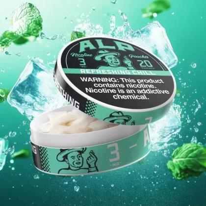 Alp Nicotine Pouches 20pk - chilled mint, mountain wintergreen; Vape Product, Vape Product