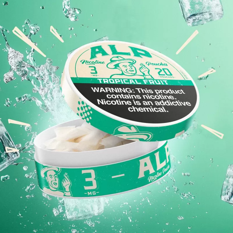 Alp Nicotine Pouches 20pk - chilled mint, mountain wintergreen; Vape Product, Vape Product - Image 2
