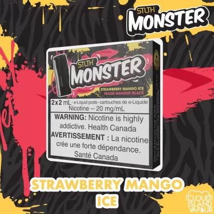 STLTH Monster Pod Pack – Strawberry Mango Ice - Strength#20mg