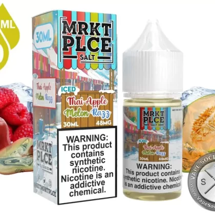 Iced Thai Apple Melon Razz by MRKT PLCE Salt 30ml