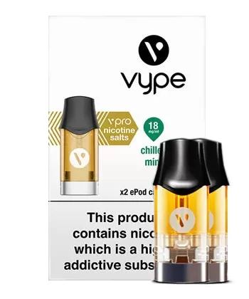 Chilled Mint ePod vPro Prefilled Vape Pods by Vype/Vuse