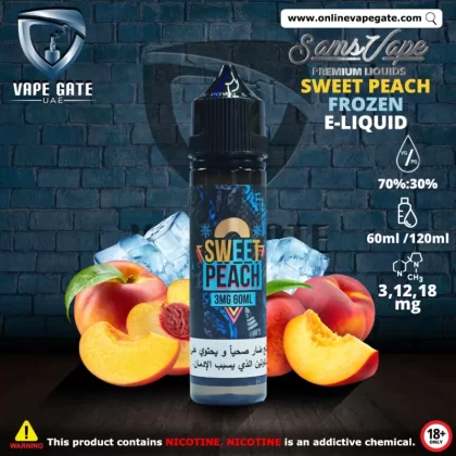 Frozen Sweet Peach E-Liquid - Sam Vapes