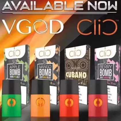 VGOD CLIC VAPORS REPLACEMENT PODS 1.5ML(4PCS)