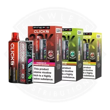 Pyne Pod Click S 30K Prefilled Vape Kit - Flavours#Apple Edition>Banana Edtion>Berry Edition>Blue Edition>Cherry Edition>Drinks Edition>Grape Edition>Lime Edition>Lemonade Edition>Mango Edit