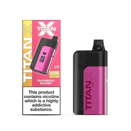 Titan X Prefilled Pod Kit Rainbow Burst - Nicotine Strength#20mg