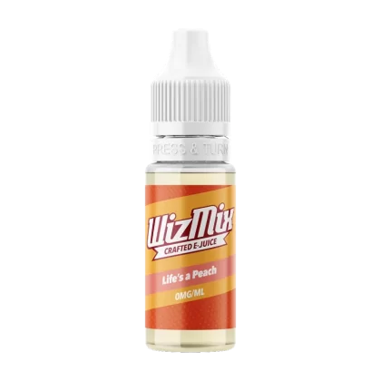 WizMix Life's A Peach - 10ml - 6mg - Vape Product (BCA5CC)