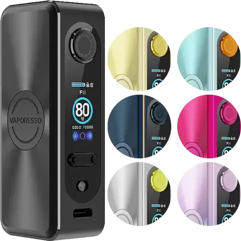 Vaporesso Gen SE Box Mod - Colour#Arctic Silver>Dark Black>Gradient Purple>Hot Pink>Ice Blue>Platinum Gold>Storm Blue (B3130C)