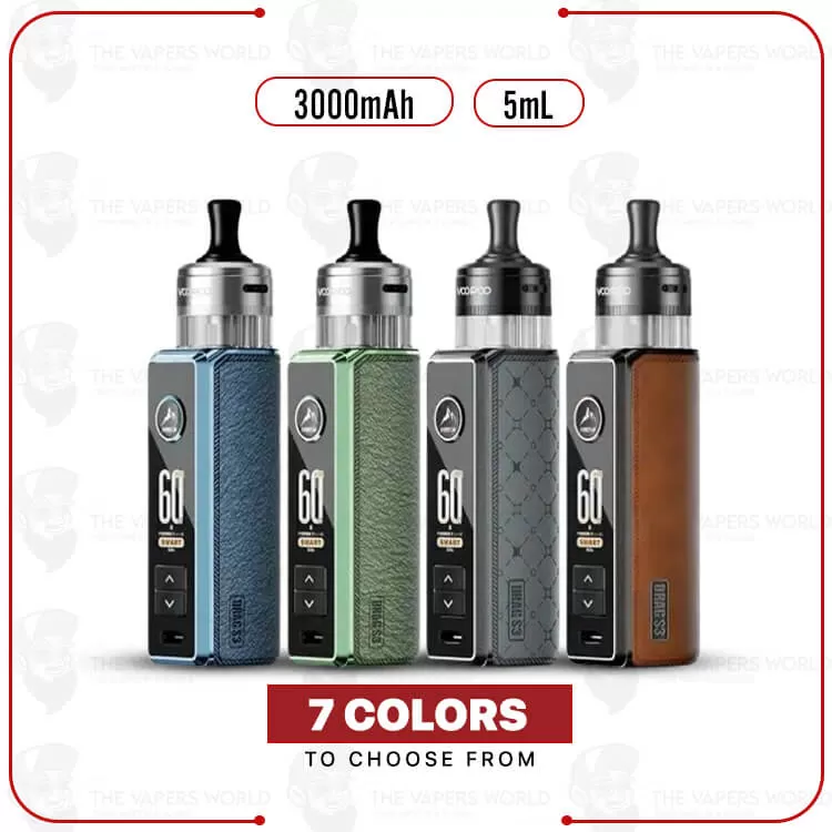 VooPoo Drag S3 Pod Kit - Brown, Blue (609F2D)