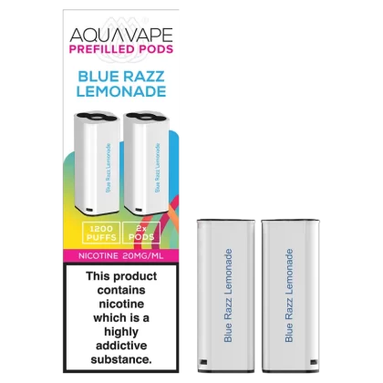Blue Razz Lemonade Aquavape 2in1 Pods - Vapeshop Co