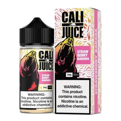 Strawberry Banana E-Juice by Cali Juice - Size#100ml~Nicotine#3MG>6MG