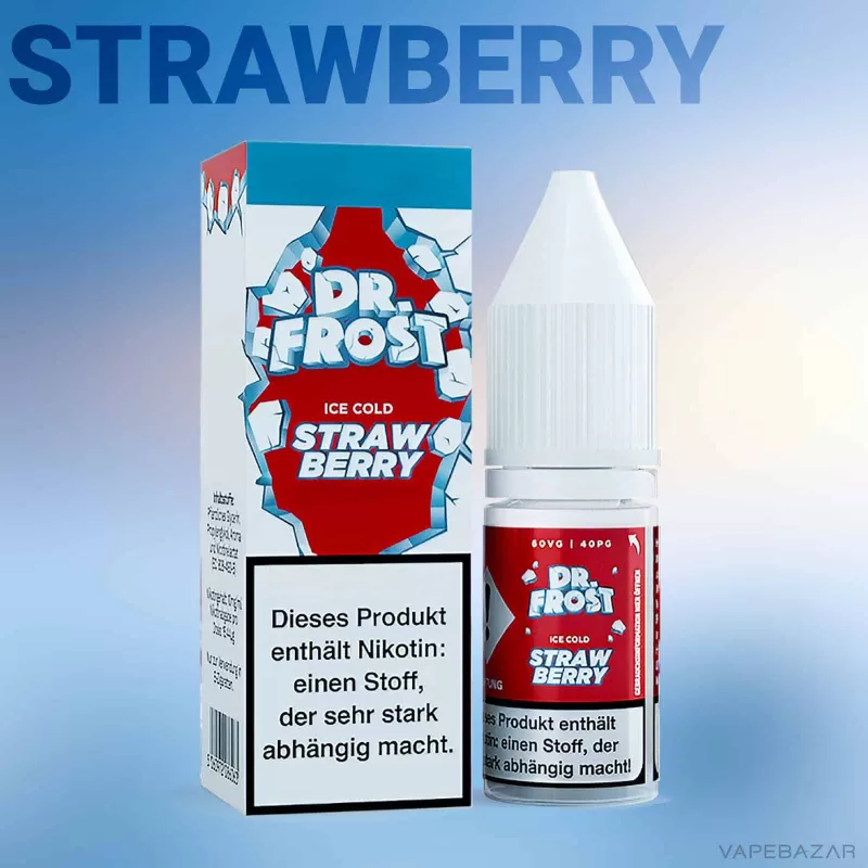Dr. Frost Ice Cold – Nic Salt – Strawberry - Vapebazar - Image 2