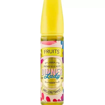 Vape Dinner Lady Fruits Melon Twist 60ml E Liquid - 0mg