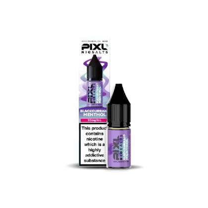 PIXL Nic Salt E-Liquid Blackcurrant Menthol 10ml - Nicotine Strength#20mg>10mg (874244)