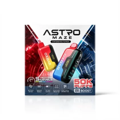 OXBAR ASTRO MAZE 50000 caladas Recargable 5% Nic - Fumotvapemexico