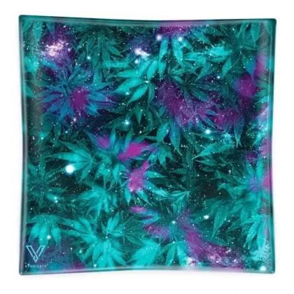 V Syndicate “Cosmic Chronic” Glass Ashtray