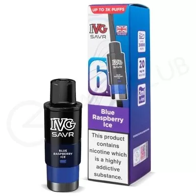 Blue Raspberry Ice IVG Savr Refill Pack - Ecigpremium