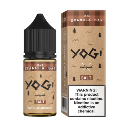 Yogi Salt Java Granola Bar eJuice - Vape Product; Vape Product, Vape Product