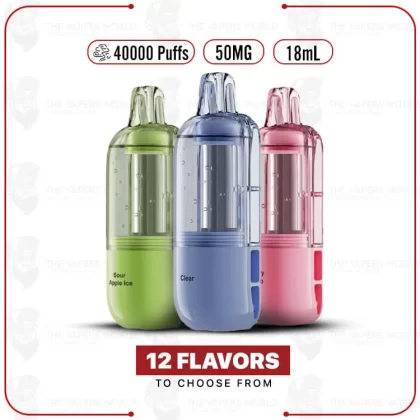 Nexa Flex Crystal 40K Disposable Refill Pod – 2PK - Thevapersworld