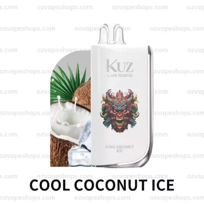 KUZ Ultra 9000 Puffs – COOL COCONUT ICE - Ozvapeone