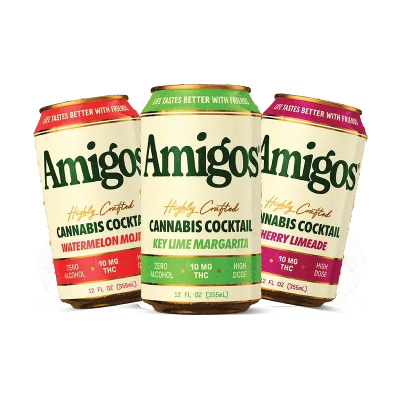 Amigos Highly Crafted Cannabis Cocktail 10mg Variety Pack - Ejuicewarehouse