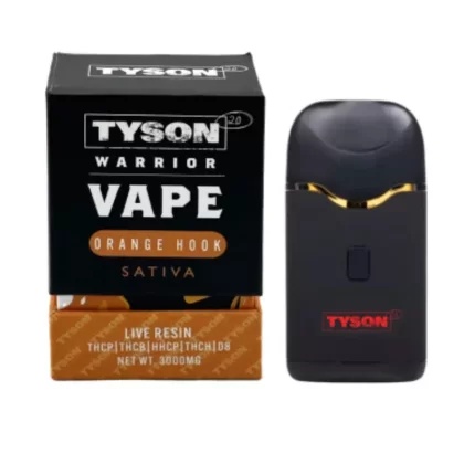 Tyson Orange Hook Live Rosin Vaporizer – 3000mg - Vape Store