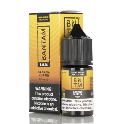 Banana Muffin SALTS – Bantam Vape – 30mL