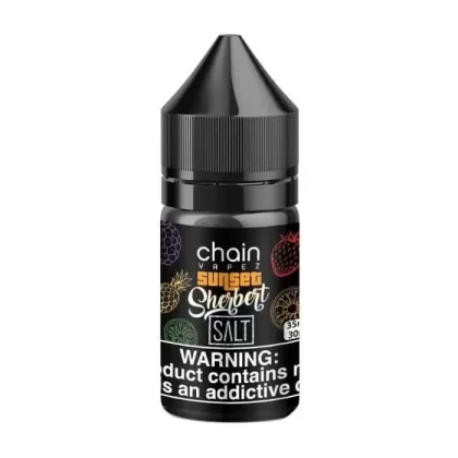 Sunset Sherbert Nicotine Salt by Chain Vapez - Vape Product; Vape Product, Vape Product