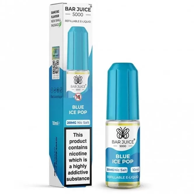 Bar Juice Blue Ice Pop Nic Salt E Liquid (10ml)
