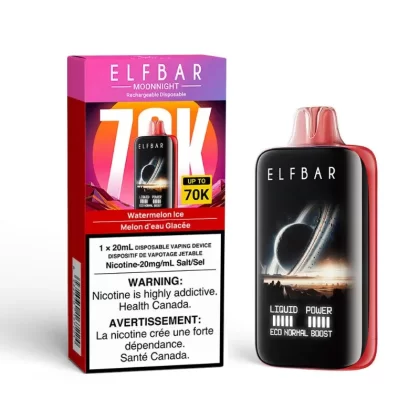 Elf Bar MoonNight Watermelon Ice 70K Disposable Vape