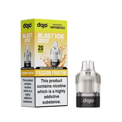 Vaporesso DOJO Blast Pod & Refill For 10K or 30K Device – Passion Fruitini - 20mg