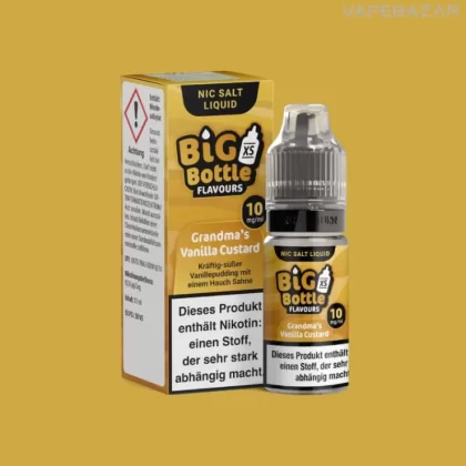 Big Bottle Nikotinsalz Liquid – Grandma’s Vanilla Custard - 20mg/ml, 10mg/ml