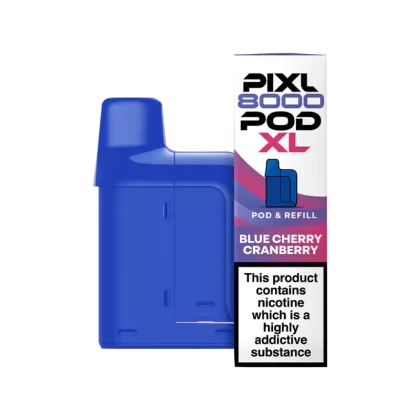 Blue Cherry Cranberry Pixl 8000 Refill Pack - Vapeshop Co