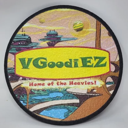 VGoodiez Moodmat (5.75″ Round – Home of the Heavies Universe) by Moodmats