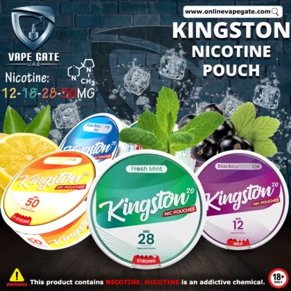 Kingston Nicotine Pouches - 18 mg / Bubblegum Ice