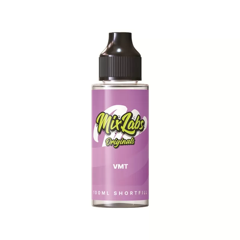 Mix Labs Shortfill E-Liquid 100ml - Cotton Candy Ice - Image 3