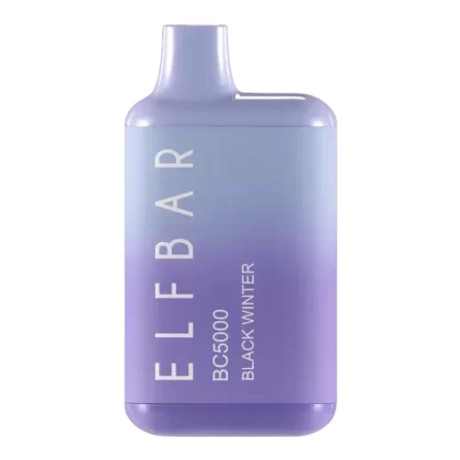 ELF BAR BC5000 5000 Puffs Disposable Vape – 13ML Black Winter Elf Bar