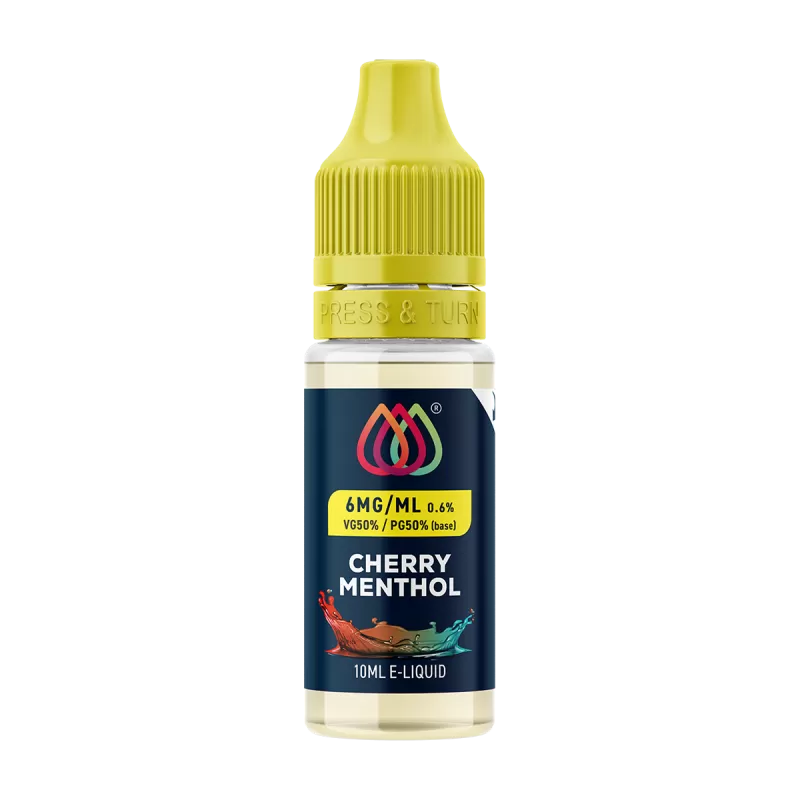 Cherry Menthol E-Liquid by Aquavape - 10ml - 3mg - Vape Product - Image 2