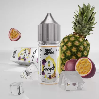 Drip Down Pineapple- Pineapple Passion Fruit Ice 30ml (30, 50mg) - Vapebar Pk