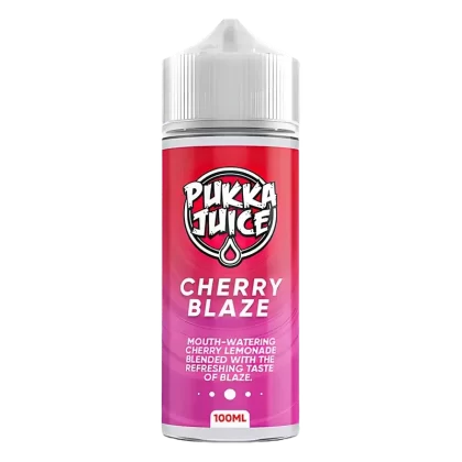 Pukka Juice Cherry Blaze Vape Juice 100ml - Size#0 Nic Shots>1 x 18mg Nic Shot>2x 18mg Nic Shot