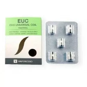 Vaporesso EUC Traditional Replacement Coils 0.3 OHM (pack of 5)