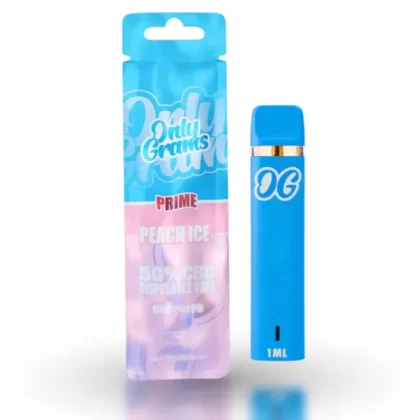 OnlyGrams CBD Vape 50% – Peach Ice