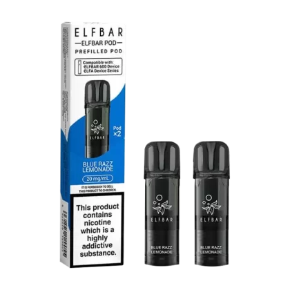 Blue Razz Lemonade Elfbar 600 Pods - Vape Product