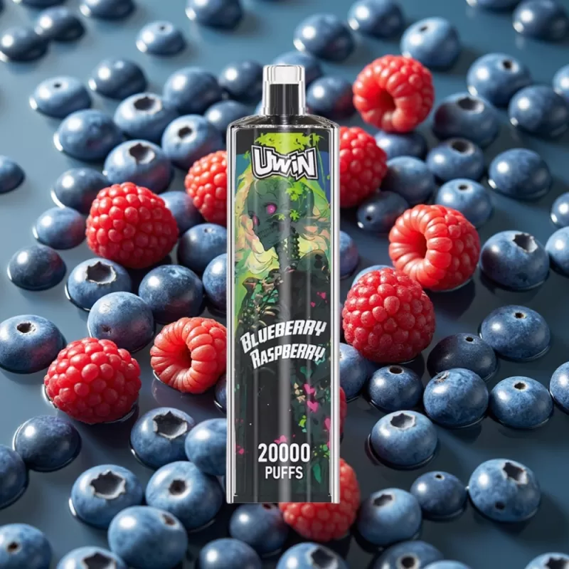 Uwin Shisha Hookah Crystal 20000 Puffs Blueberry Raspberry 22ml Mesh Coil Type-C - Bangvapeaustralia