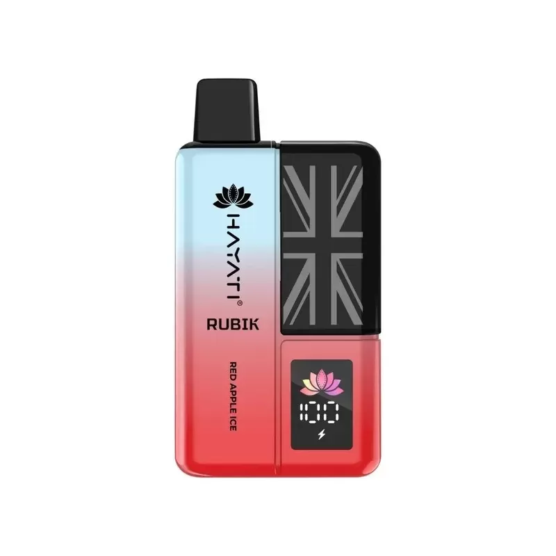 Hayati Rubik 7000 Puffs Red Apple Ice - Vape Store