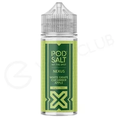 White Grape Cucumber Apple Shortfill E-Liquid by Pod Salt Nexus 100ml