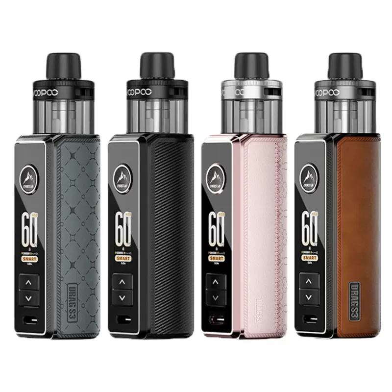 Voopoo Drag S3 Pod Vape Kit - Brooklyn Gray