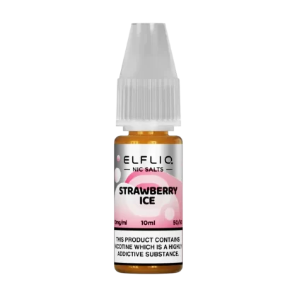 Strawberry Ice Elfliq Nic Salt by Elfbar - 10ml - Vape Product, Vape Product (30A3E8)